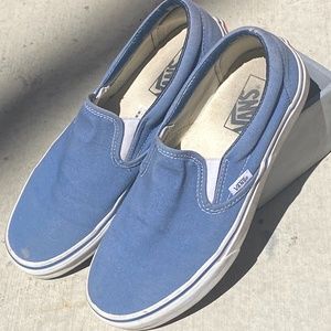 Excellent Condition Blue Slip On Vans 😃 !!